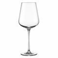 Verre à vin 550 ml en verre transparent à pied style classique