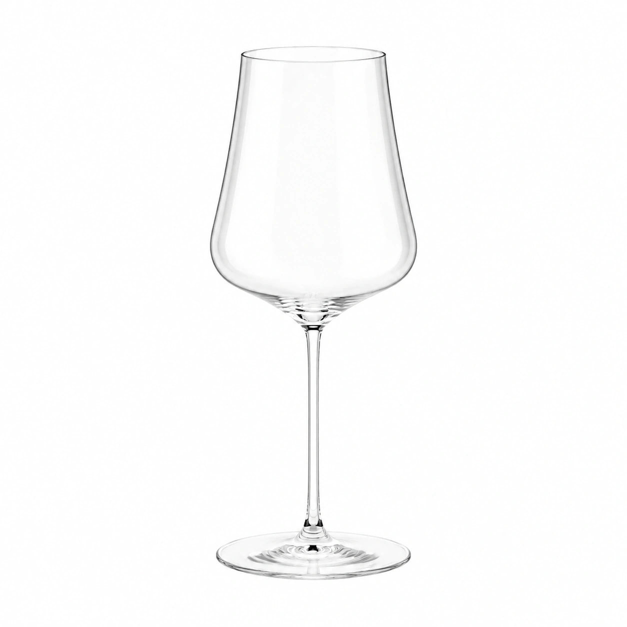 Verre à vin 500 ml en verre transparent - 7.5 cm x 24 cm à pied élégant