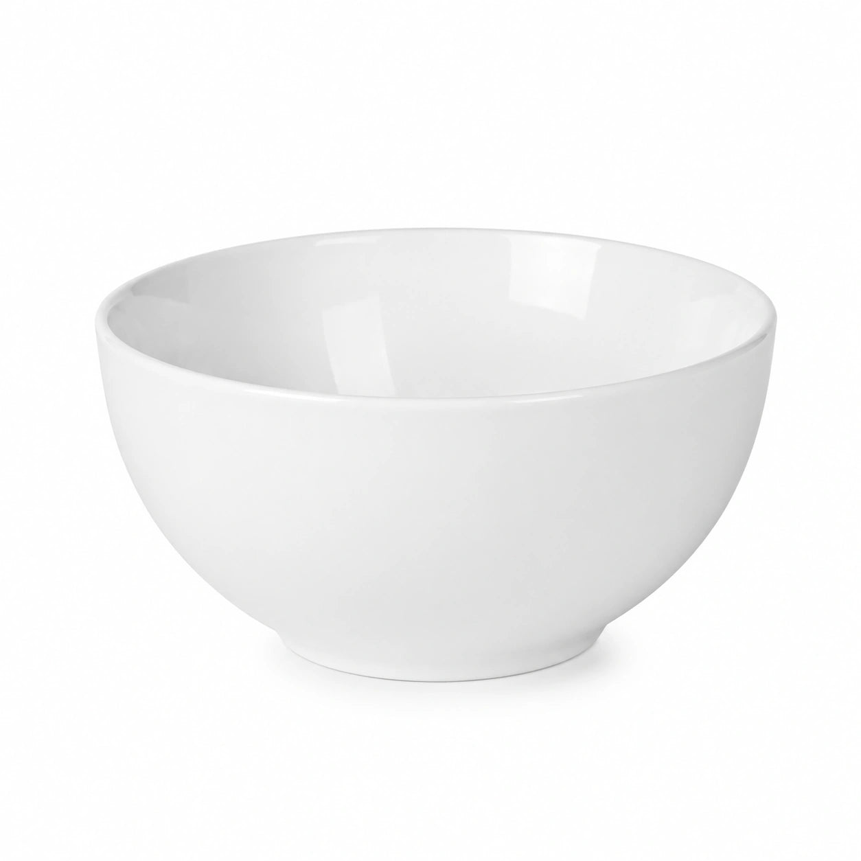 Bol 16 cm en céramique blanche - finition brillante pour repas